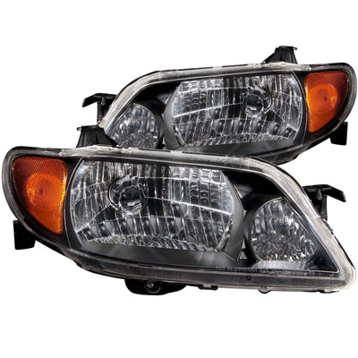 01 - 03 Mazda Protege Headlight Set - Black Patch Performance - ANZO121107