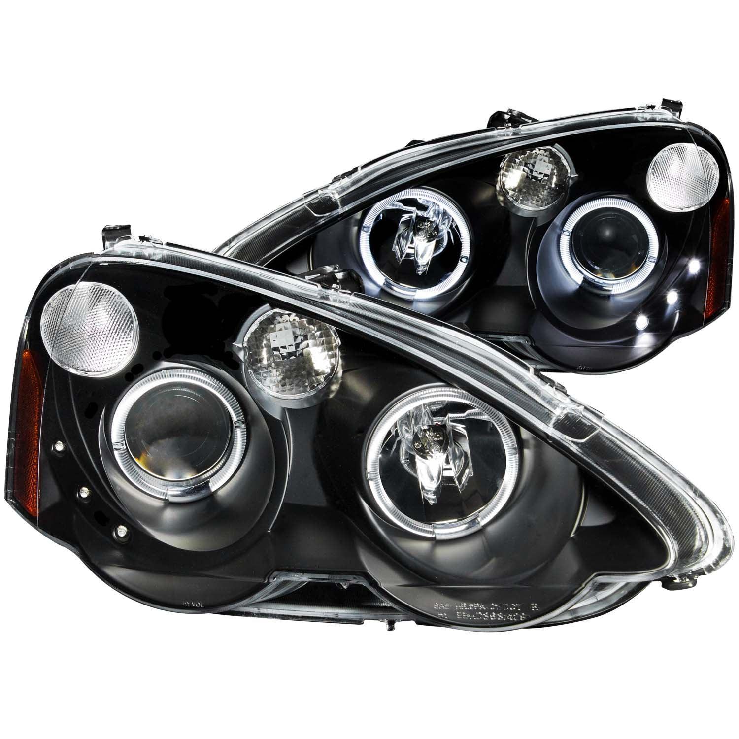 02 - 04 Acura RSX Headlight Set - Black Patch Performance - ANZO121359