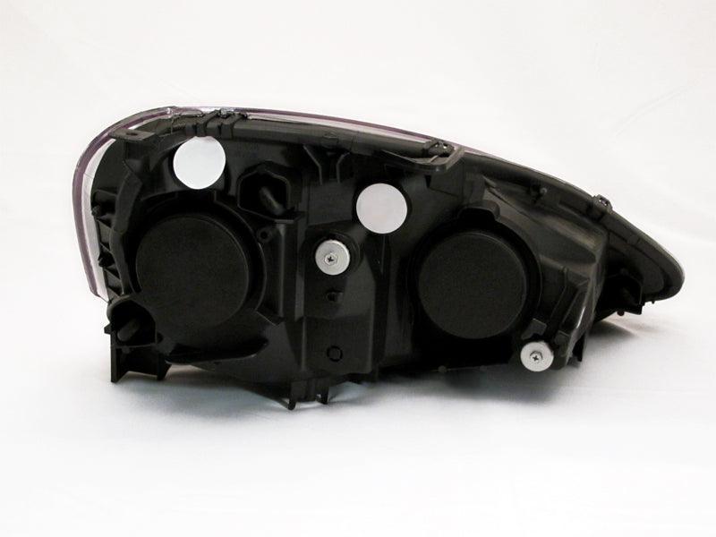 0204 RSX HEADLIGHTS BLACK CLEAR DRIVER/PASSENGER - Black Patch Performance - ANZO121209