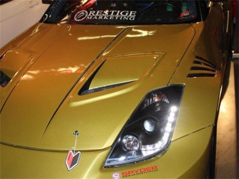 03 - 05 Nissan 350Z Headlight Set - Black Patch Performance - SPYD5064738