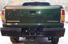 03 - 07 Chevrolet and GMC 2500/3500 Trail FX Rear Diamond Plate Bumper - Black Patch Performance - FX1003
