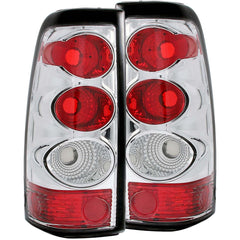 0306 SILVERADO 1500/2500 TAILLIGHTS CHROME DRIVER/PASSENGER - Black Patch Performance - ANZO211020