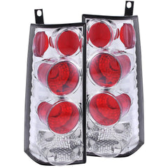 0315 CHEVROLET EXPRESS/GMC SAVANA TAILLIGHTS CHROME DRIVER/PASSENGER - Black Patch Performance - ANZO211088