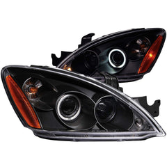 04 - 06 Mitsubishi Lancer Headlight Set - Black Patch Performance - ANZO121102
