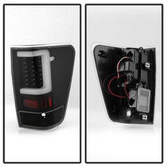 04 - 15 Nissan TITAN Tail Light Set - Black Patch Performance - SPYD9038532