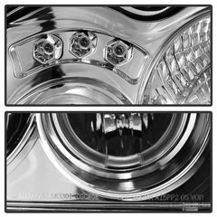 05 - 07 Jeep Grand Cherokee Headlight Set - Black Patch Performance - SPYD5011107