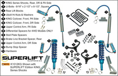 05 - 22 Toyota Tacoma Suspension Lift Kit - Black Patch Performance - SUPEK1012KG