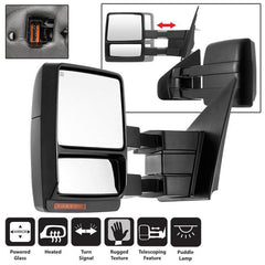 07 - 14 Ford F - 150 Door Mirror Set - Black Patch Performance - SPYD9935381