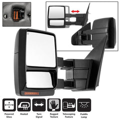 07 - 14 Ford F - 150 Door Mirror Set - Black Patch Performance - SPYD9935381