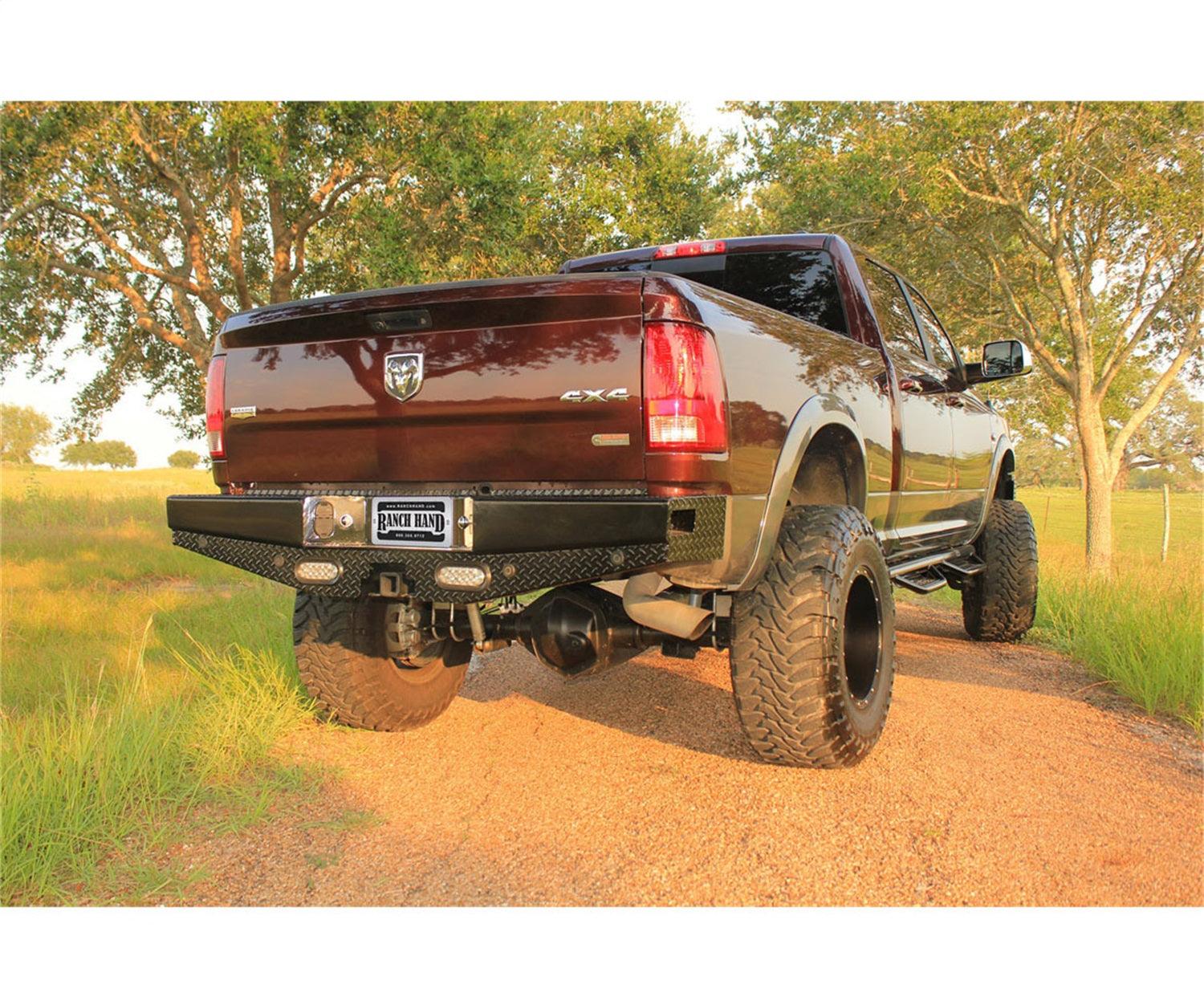 Dodge, Ram Bumper - Rear - Body from Black Patch Performance