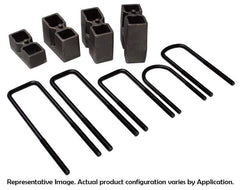 Leaf Spring Axle U-Bolt Kit - Suspension from Black Patch Performance