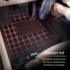 Chevrolet, GMC (Crew Cab Pickup) Floor Mat Set - Rear - Body from Black Patch Performance