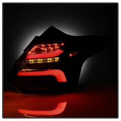 12 - 14 Ford Focus (Hatchback) Tail Light Set - Black Patch Performance - SPYD5085146