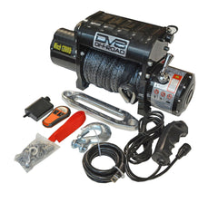 12,000 lbs. Winch with Synthetic Rope - Black Patch Performance - DV8OWB12SR
