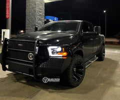 13 - 18 Ram 1500 & 19 - 22 Ram 1500 Classic Trail FX Front Diamond Plate Bumper - Black Patch Performance - FX3031