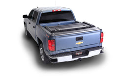 16C TITAN 5.5FT BED W/ OR W/OUT TRACK SYSTEM DEUCE TONNEAU COVER - Black Patch Performance - TRUX797301