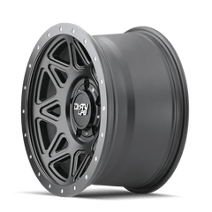 16x8 DIRTY LIFE THEORY 6x5.5 Offset (0) Center Bore (106) Style #9305 | 9305 - 6883MB0 - Black Patch Performance - DIRT93056883MB0