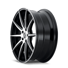 17x8 KRAZE COSMOS 5x115 Offset (38) Center Bore (72.62) Style #KR194 | KR194 - 7864BM38 - Black Patch Performance - KRAZKR1947864BM38