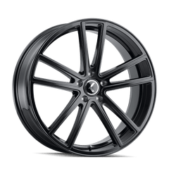 17x8 KRAZE LUSSO 5x120 Offset (38) Center Bore (74.1) Style #KR190 | KR190 - 7812GB38 - Black Patch Performance - KRAZKR1907812GB38