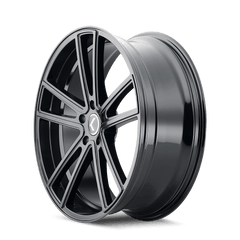 17x8 KRAZE LUSSO 5x120 Offset (38) Center Bore (74.1) Style #KR190 | KR190 - 7812GB38 - Black Patch Performance - KRAZKR1907812GB38