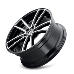 17x8 KRAZE LUSSO 5x4.5 Offset (38) Center Bore (72.62) Style #KR190 | KR190 - 7865BM38 - Black Patch Performance - KRAZKR1907865BM38