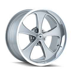 17x8 RIDLER 645 5x4.5 Offset (0) Center Bore (83.82) Style #645 | 645 - 7865GP - Black Patch Performance - RIDL6457865GP