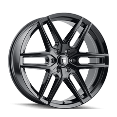 17x8 TOUREN TR79 5x4.5 Offset (35) Center Bore (66.1) Style #3279 | 3279 - 7865GB66 - Black Patch Performance - TOUR32797865GB66