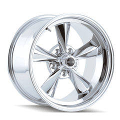 17x9.5 RIDLER 675 5x4.75 Offset ( - 5) Center Bore (83.82) Style #675 | 675 - 7961C - Black Patch Performance - RIDL6757961C