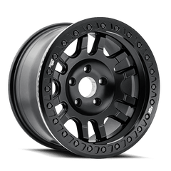 17x9 DIRTY LIFE CANYON RACE 5x4.5 Offset ( - 12) Center Bore (72.5) Style #9314 | 9314 - 7965MB12 - Black Patch Performance - DIRT93147965MB12