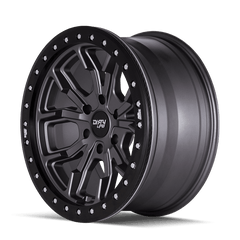 17x9 DIRTY LIFE DT - 1 5x4.5 Offset ( - 12) Center Bore (72.6) Style #9303 | 9303 - 7965MGT12 - Black Patch Performance - DIRT93037965MGT12