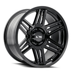 17x9 ION 147 8x6.5 Offset (0) Center Bore (125.2) Style #147 | 147 - 7981GB0 - Black Patch Performance - ION1477981GB0