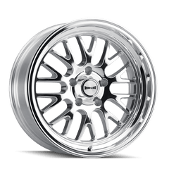 18x8 RIDLER 607 5x4.5 Offset (0) Center Bore (83.82) Style #607 | 607 - 8865P - Black Patch Performance - RIDL6078865P
