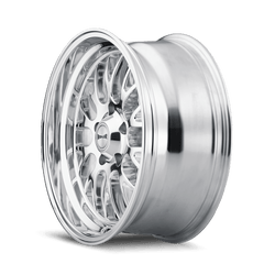 18x8 RIDLER 607 5x4.5 Offset (0) Center Bore (83.82) Style #607 | 607 - 8865P - Black Patch Performance - RIDL6078865P