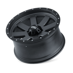 18x9 ION 134 5x150 Offset (0) Center Bore (110) Style #134 | 134 - 8950MG - Black Patch Performance - ION1348950MG
