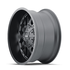 18x9 MAYHEM COGENT 5x5 5x5.5 Offset (0) Center Bore (87.1) Style #8107 | 8107 - 8952MB - Black Patch Performance - MAYH81078952MB