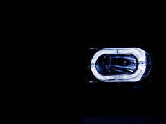 8898 GM FS/9294 BLAZER/JIMMY/9299 SUBURBAN/YUKON CRYSTAL CHROME W/HALO HEADLIGHT DRIV/PASS - HEADLIGHT SET from Black Patch Performance