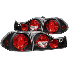 9800 ACCORD 4DR TAILLIGHTS BLACK DRIVER/PASSENGER - TAIL LIGHT SET from Black Patch Performance