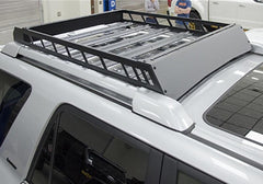 Aluminum Modular Roof Rack - Bolt On - 2010-2022 Toyota 4Runner - Textured Black - Body from Black Patch Performance