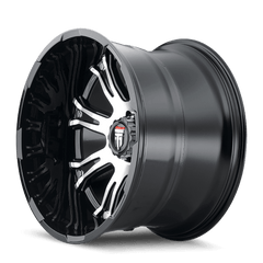 20x12 AMERICAN TRUXX BOMB 6x135 Offset ( - 44) Center Bore (87.1) Style #AT154 | AT154 - 2236BM - 44 - Black Patch Performance - AMERAT1542236BM44