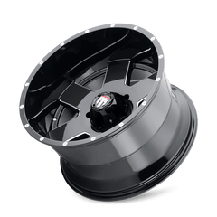 20x9 AMERICAN TRUXX ARMOR 8x170 Offset (0) Center Bore (125.2) Style #AT155 | AT155 - 2970M0 - Black Patch Performance - AMERAT1552970M0