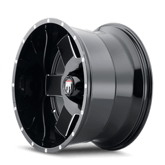 20x9 AMERICAN TRUXX ARMOR 8x170 Offset (0) Center Bore (125.2) Style #AT155 | AT155 - 2970M0 - Black Patch Performance - AMERAT1552970M0
