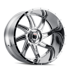 20x10 AMERICAN TRUXX VORTEX 8x180 Offset ( - 24) Center Bore (125.2) Style #AT162 | AT162 - 2178C - 24 - Black Patch Performance - AMERAT1622178C24