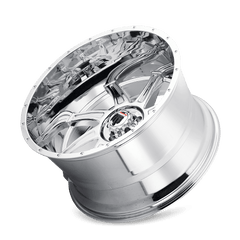 20x10 AMERICAN TRUXX VORTEX 8x180 Offset ( - 24) Center Bore (125.2) Style #AT162 | AT162 - 2178C - 24 - Black Patch Performance - AMERAT1622178C24