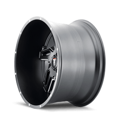 22x12 AMERICAN TRUXX SPURS 6x5.5 Offset ( - 44) Center Bore (106.1) Style #AT186 | AT186 - 22283M - 44 - Black Patch Performance - AMERAT18622283M44