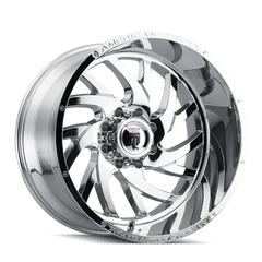 22x12 AMERICAN TRUXX XCLUSIVE 5x5.5 Offset ( - 44) Center Bore (87.1) Style #AT1907 | AT1907 - 22285C - 44 - Black Patch Performance - AMERAT190722285C44