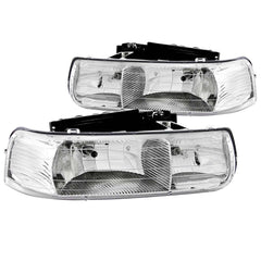 ANZO USA 111011 Crystal Headlight Set - Electrical, Lighting and Body from Black Patch Performance