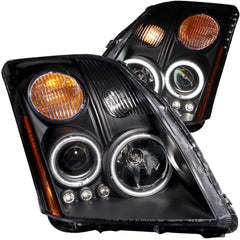 ANZO USA 121276 Projector Headlight Set w/Halo - Electrical, Lighting and Body from Black Patch Performance