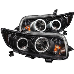 ANZO USA 121280 Projector Headlight Set w/Halo - Electrical, Lighting and Body from Black Patch Performance