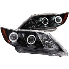 07-09 Toyota Camry Headlight Set - Black Patch Performance - ANZO121181