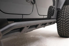 18-22 Jeep Wrangler Rocker Panel Guard - Black Patch Performance - FABFJL18G17501